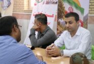 برگزاری «میز خدمت» شهرداری و شورای اهرم در مصلی نماز جمعه